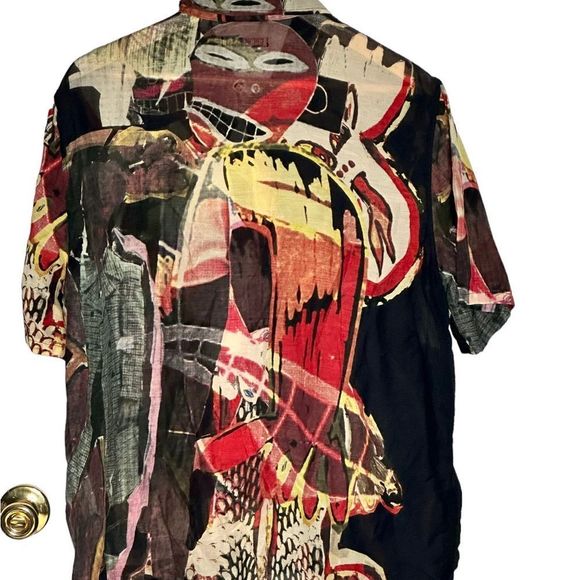 Our Legacy Peace Crowd Box Shortsleeve Shirt Size Medium - Picture 5 of 9